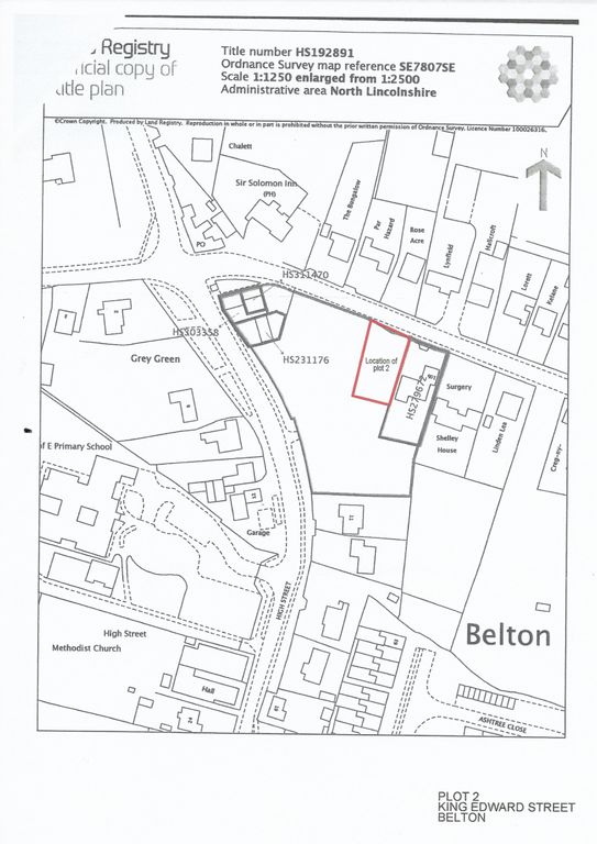 Land for sale in King Edward Street, Belton, Doncaster DN9, £160,000