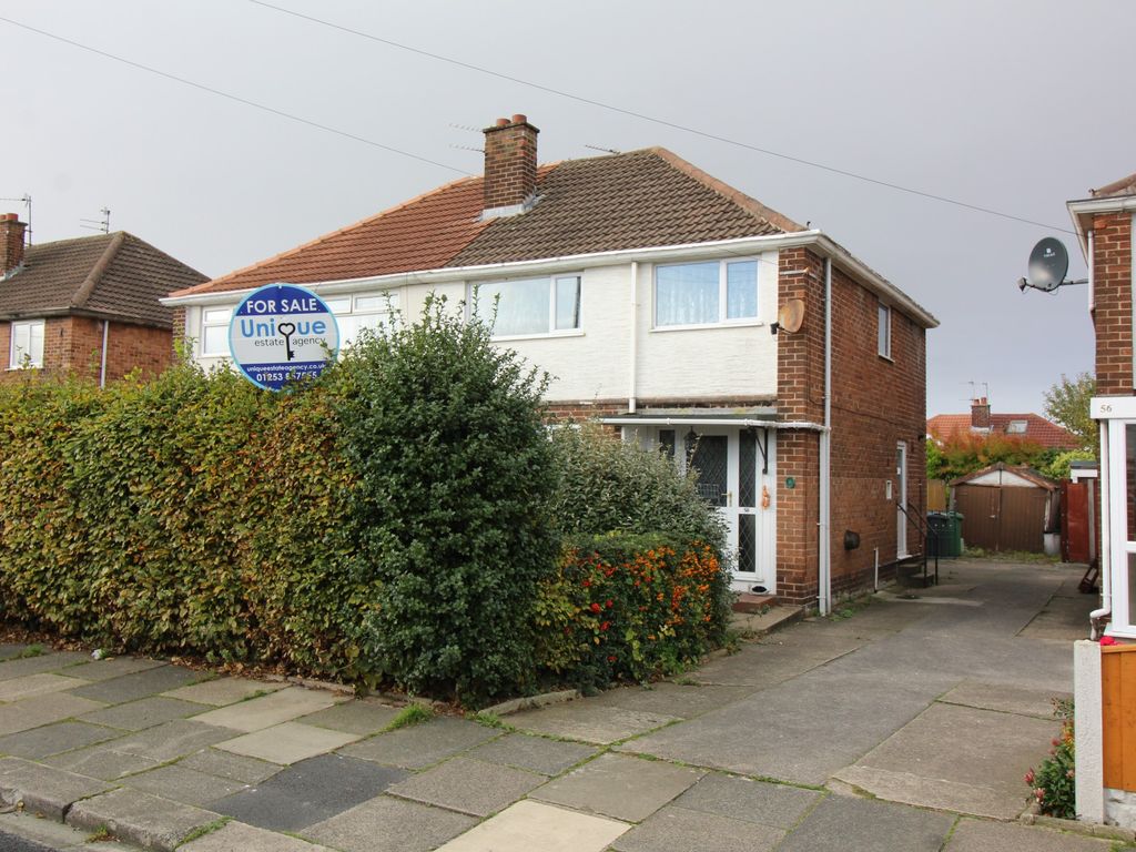 3 bed semi-detached house for sale in Hawthorne Road, Thornton Cleveleys FY5, £115,000