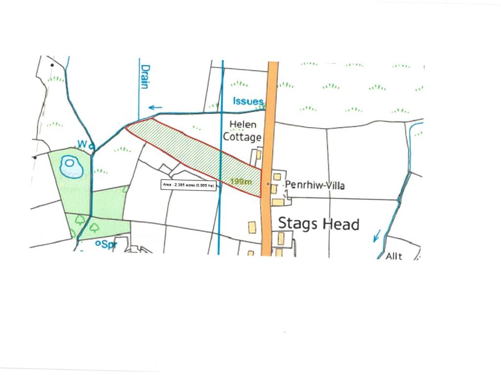 Land for sale in Llangeitho, Tregaron SY25, £69,950