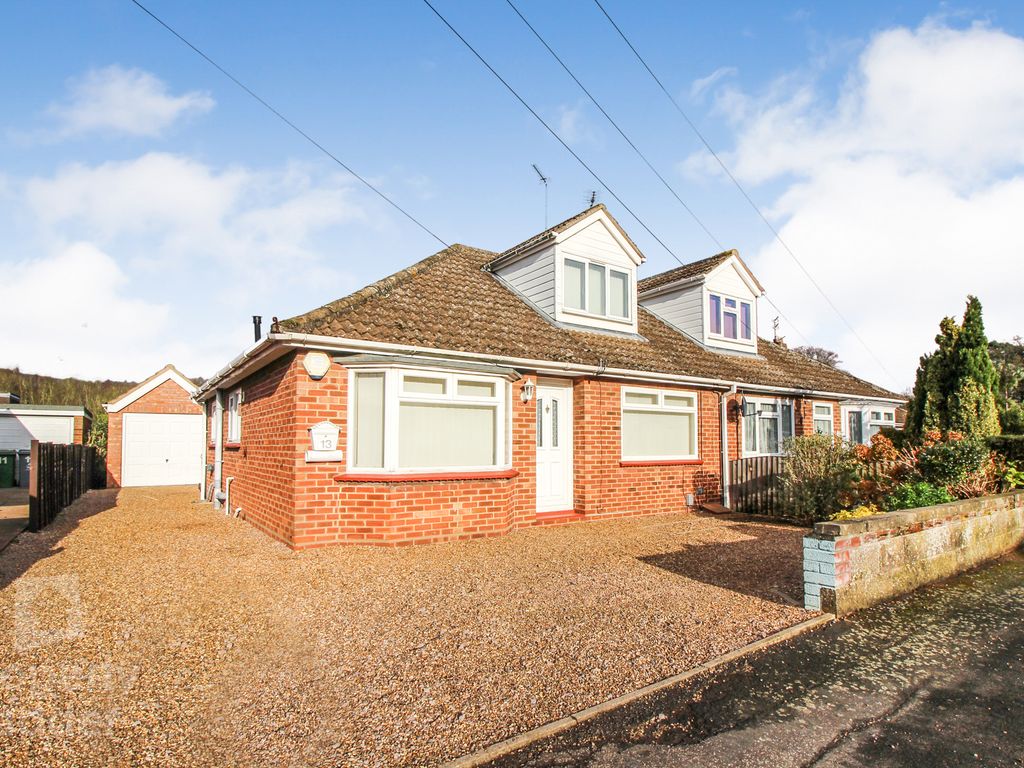 3 bed semi-detached bungalow for sale in Prior Road, Thorpe St. Andrew, Norwich NR7, £290,000