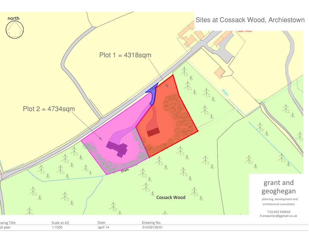 Land for sale in Cossack Wood, Craigellachie AB38, £80,000