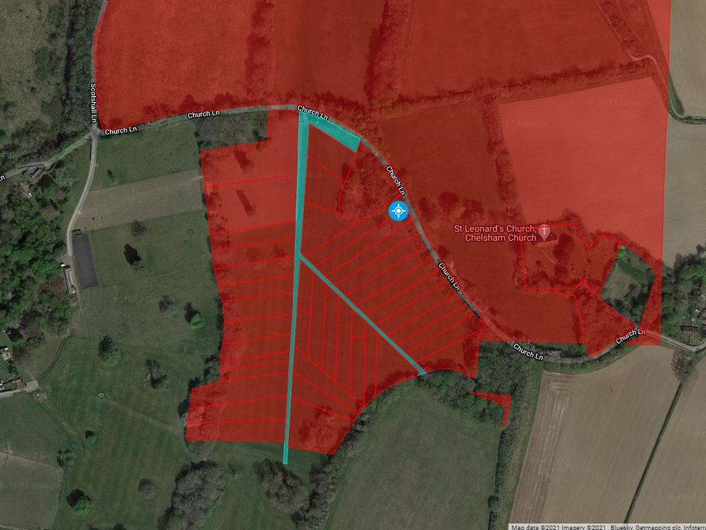 Land for sale in Church Lane, Warlingham. Surrey CR6, £17,600