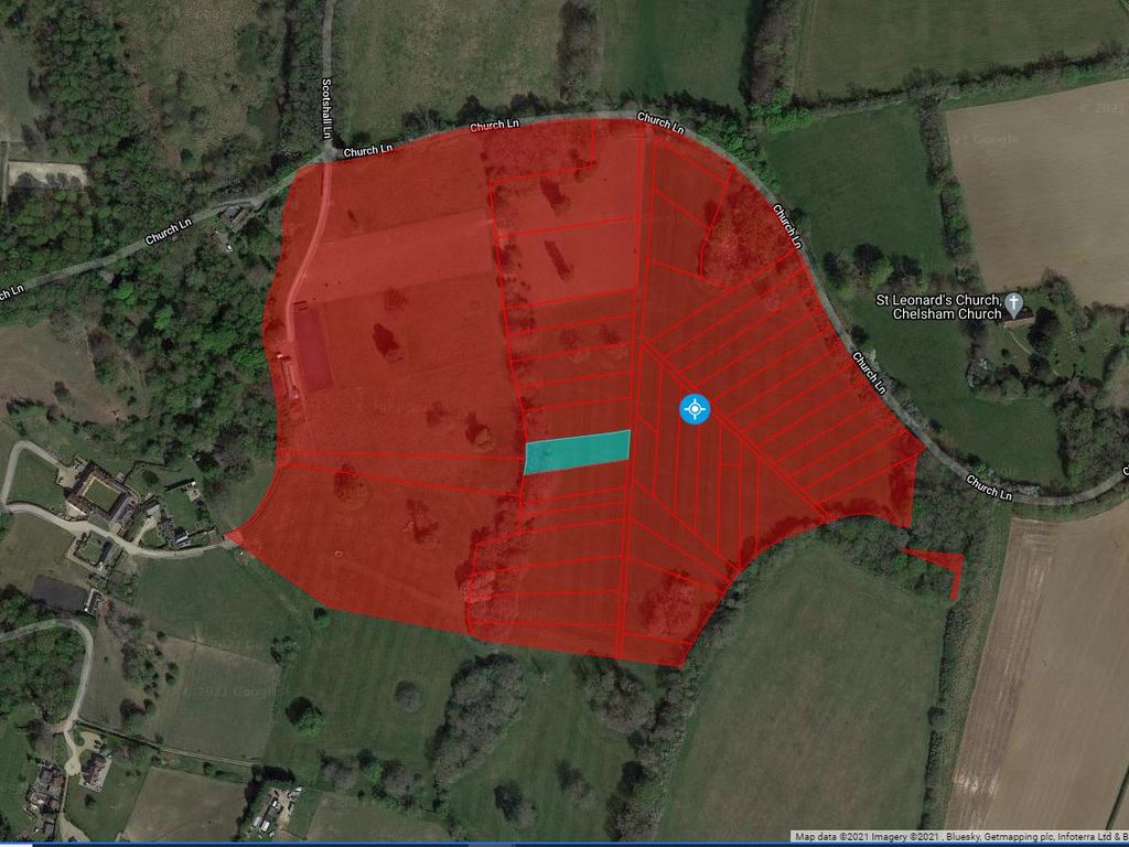 Land for sale in Church Lane, Warlingham. Surrey CR6, £17,600