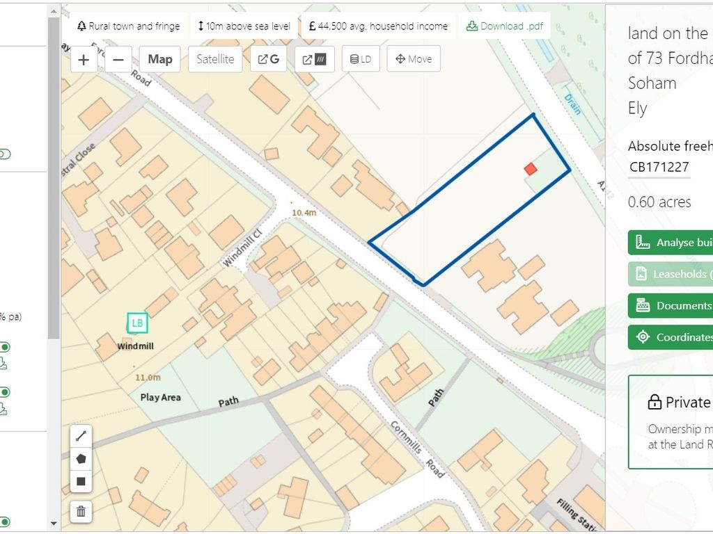 Land for sale in Fordham Road, Soham, Ely, Cambridgesshire CB7, £300,000