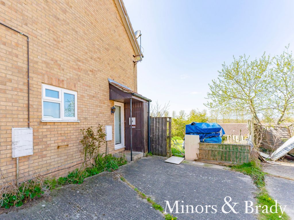 1 bed end terrace house for sale in Constable Close, Halesworth IP19, £90,000
