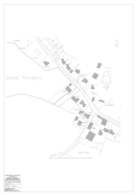 Land for sale in Building Plot - Great Raveley, Huntingdon PE28, £220,000
