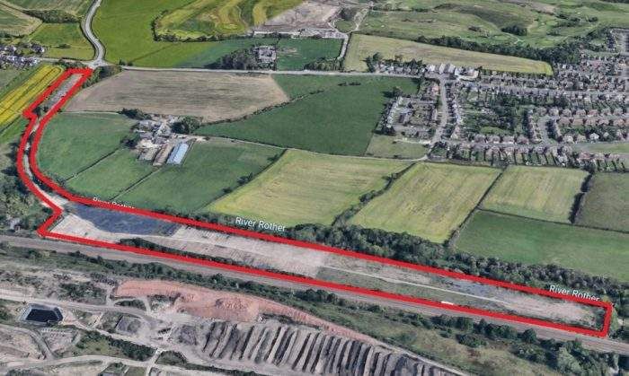 Land for sale in Land At The Old Coal Yard, North Wingfield Road, Grassmoor S42, £350,000