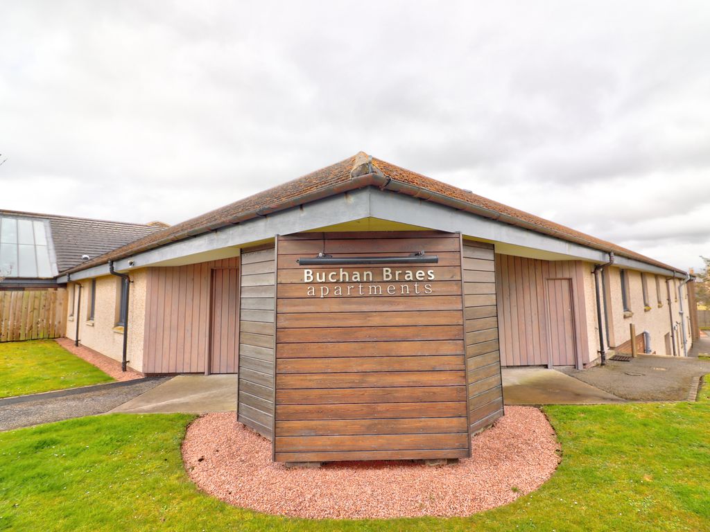 2 bed flat for sale in Station Avenue, Boddam, Peterhead AB42, £77,000