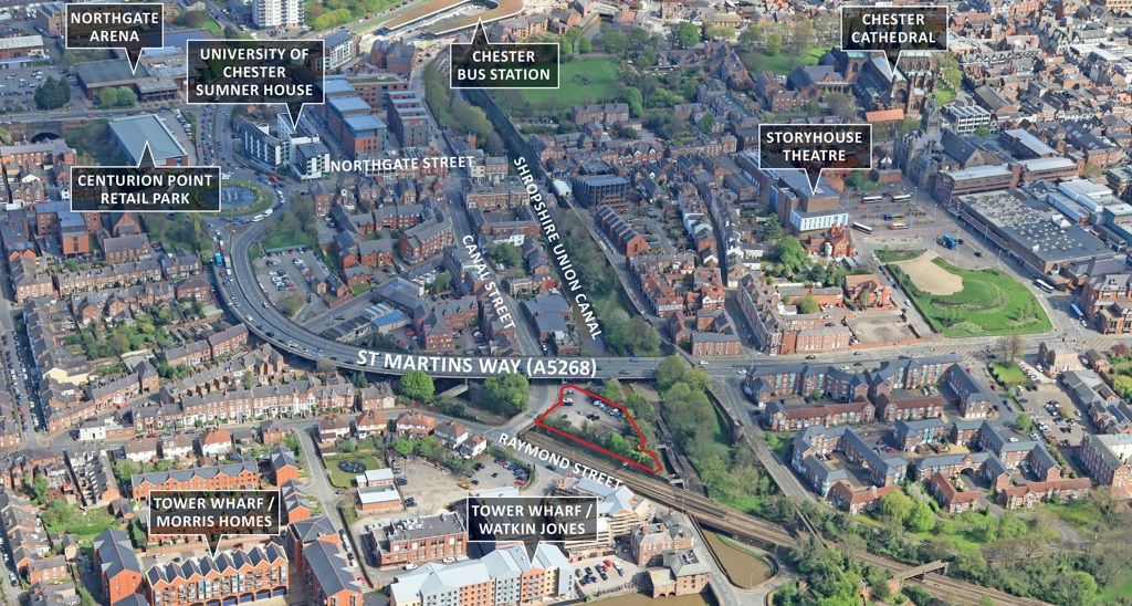 Land for sale in Northgate Locks, Canal Street, Chester, Cheshire CH1, £375,000