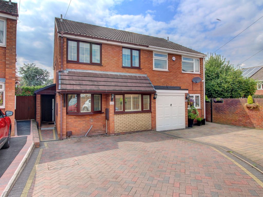 3 bed semi-detached house for sale in Jubilee Close, Great Wyrley, Walsall WS6, £230,000