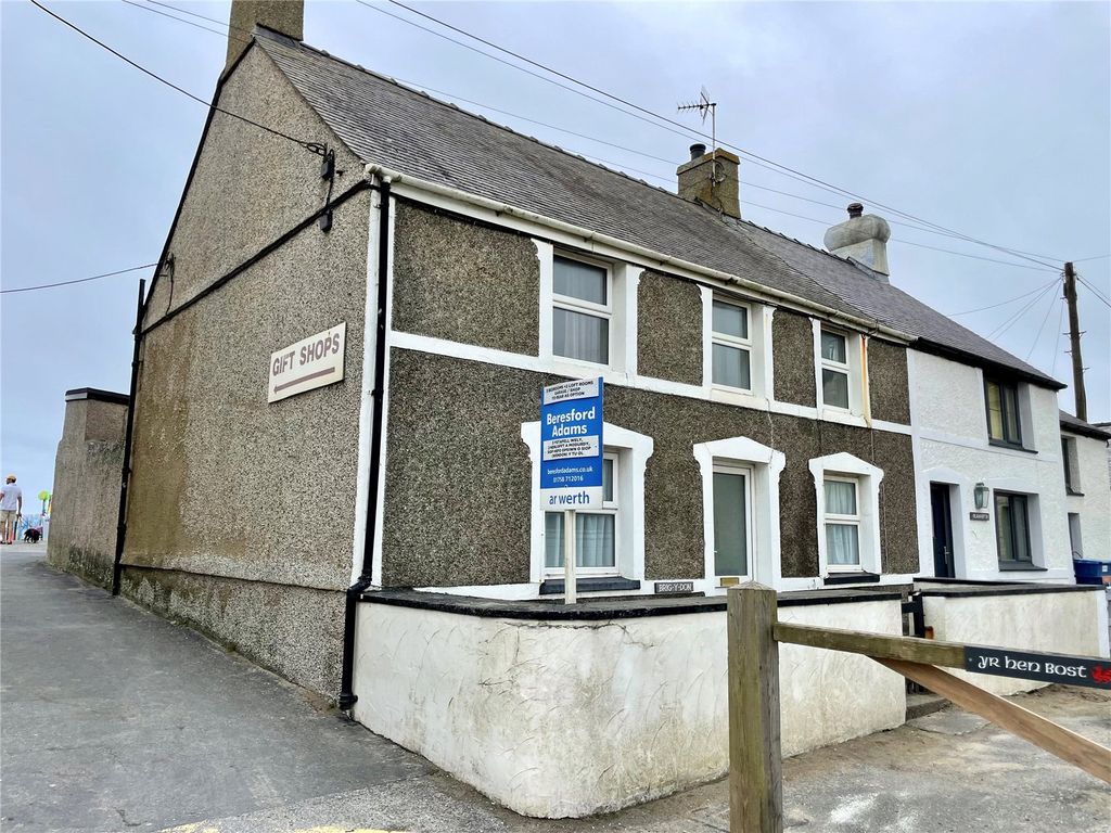 3 bed semi-detached house for sale in Aberdaron, Gwynedd LL53, £335,000