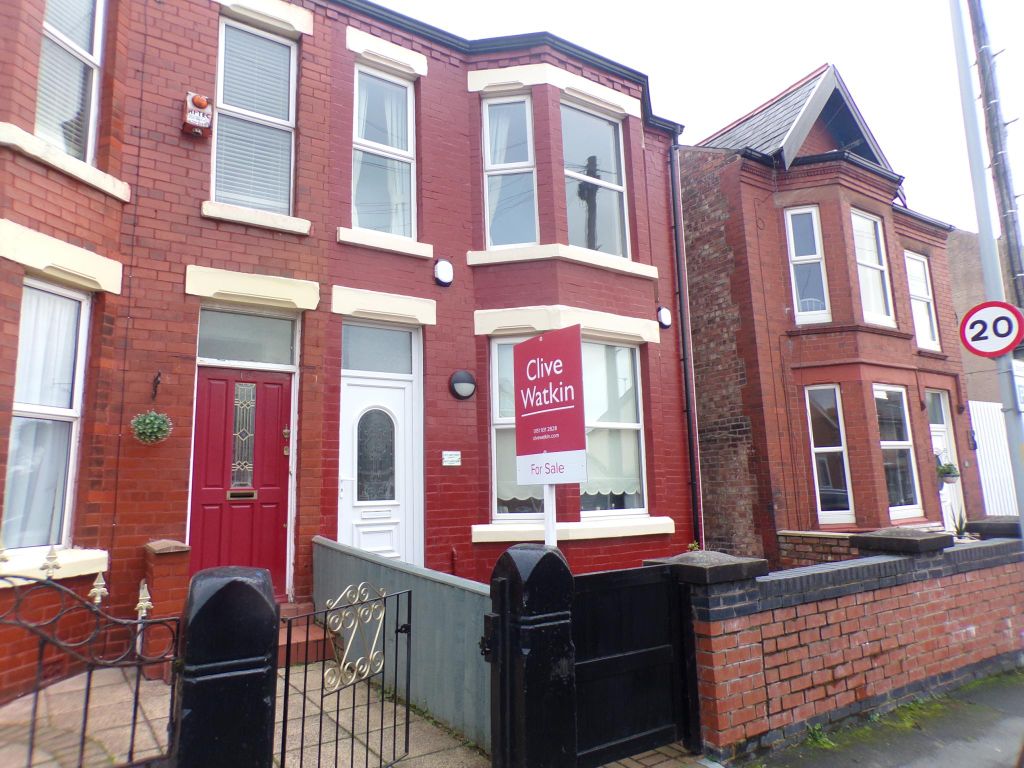 1 bed terraced house for sale in St Lukes Road, Liverpool, Merseyside L23, £180,000