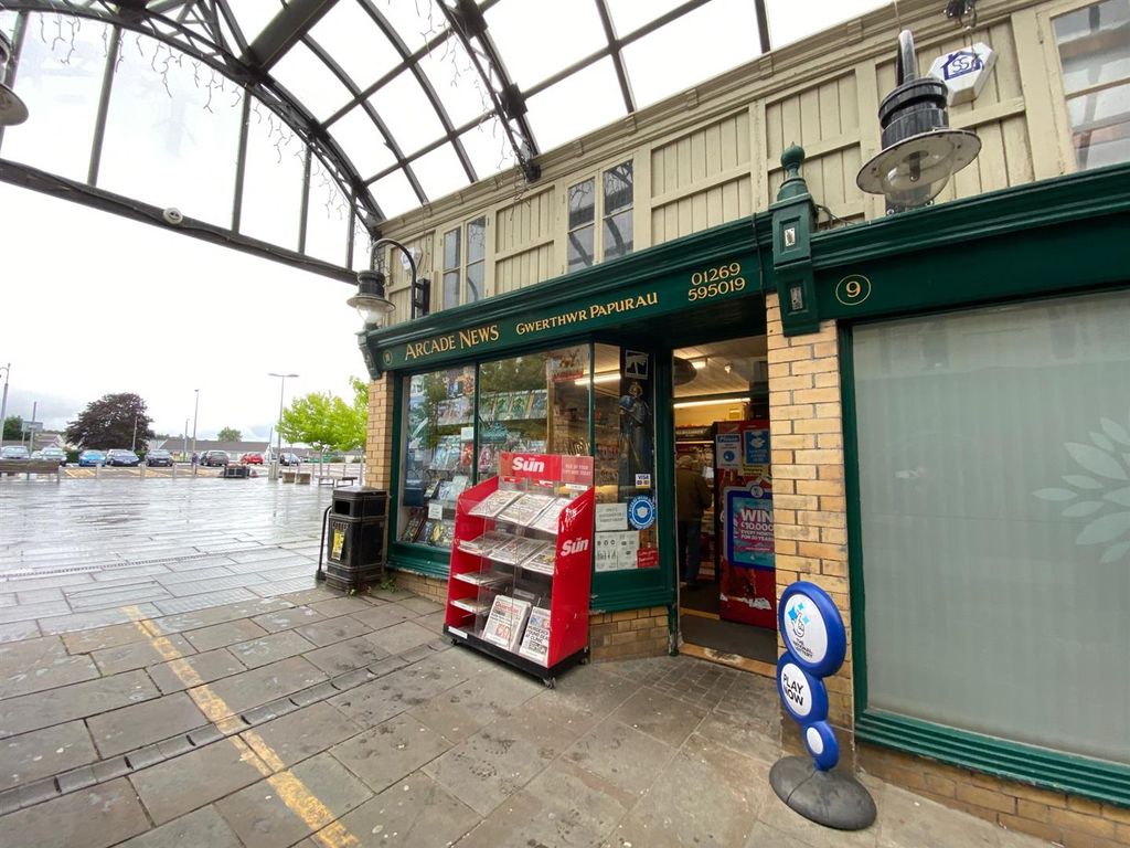 Retail premises for sale in The Arcade, College Street, Ammanford SA18, £35,000