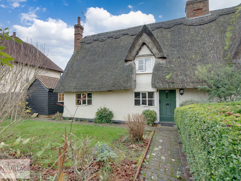 2 bed cottage for sale in Belchamp St Paul, Sudbury, Suffolk CO10, £325,000