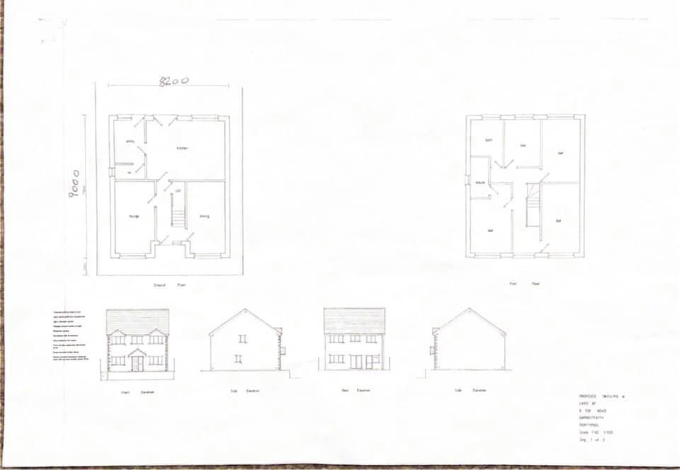 4 bed detached house for sale in Building Plot, Top Road, Garndiffaith, Pontypool NP4, £80,000