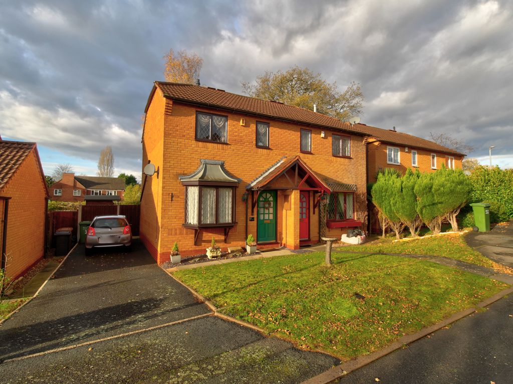 2 bed semi-detached house for sale in Peregrine Grove, Kidderminster DY10, £200,000