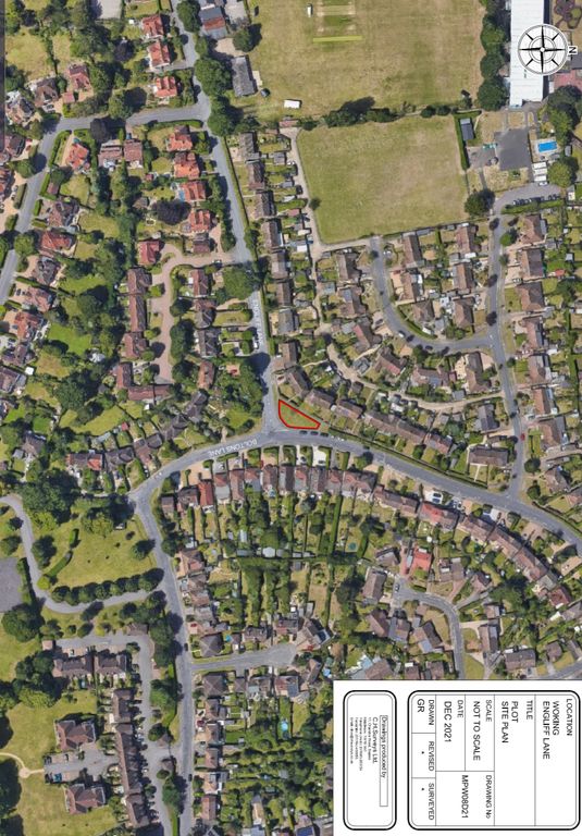 Land for sale in Engliff Lane, Woking GU22, £13,000