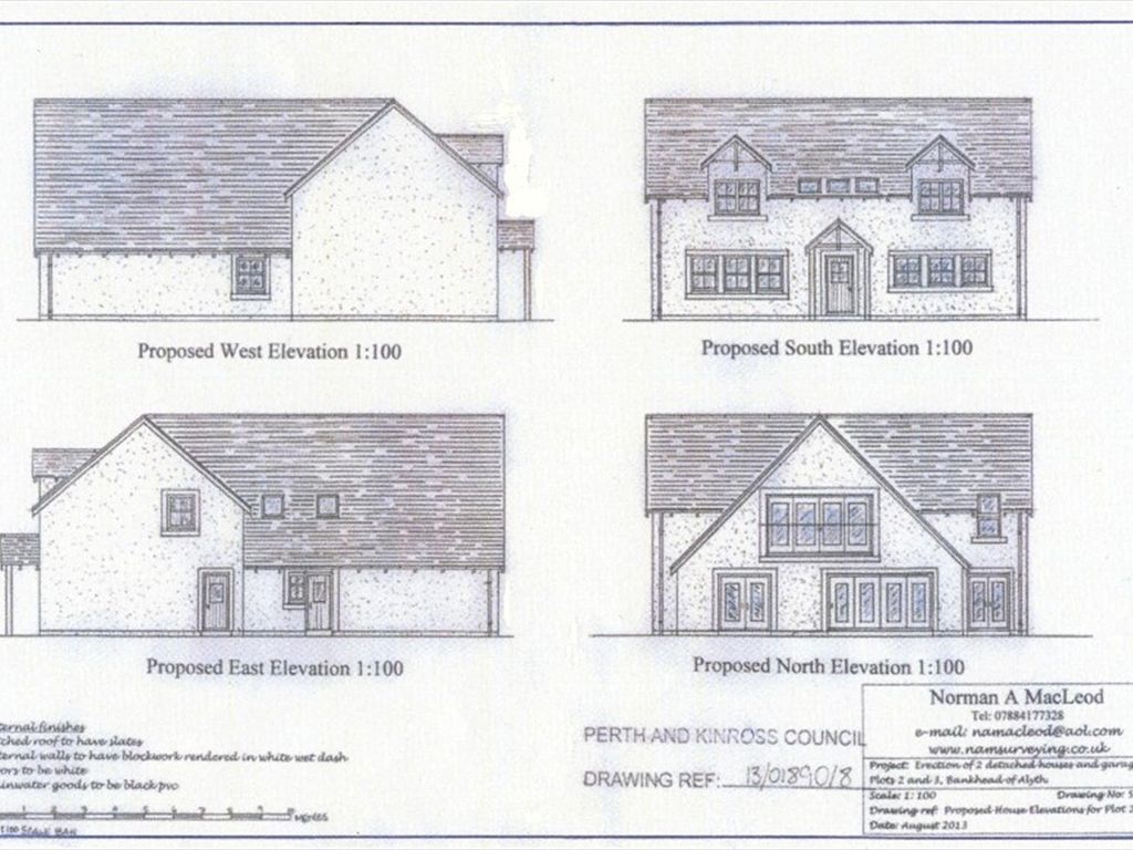 5 bed property for sale in Plots At Bankhead Of Alyth, Alyth, Blairgowrie PH11, £95,000