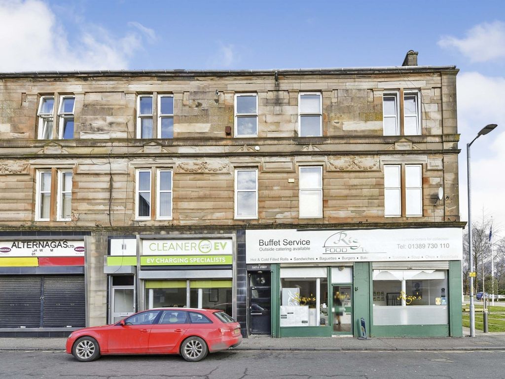 1 bed flat for sale in Castle Street, Dumbarton G82, £48,000