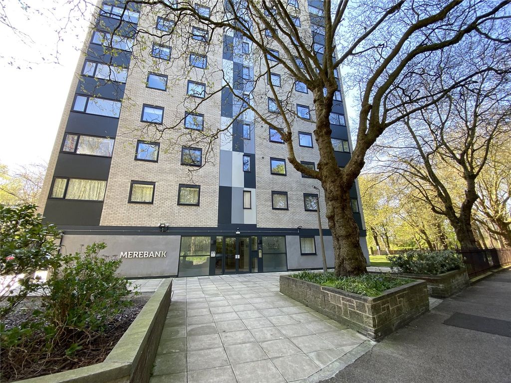 1 bed flat for sale in Merebank Tower, Liverpool, Merseyside L17, £87,000