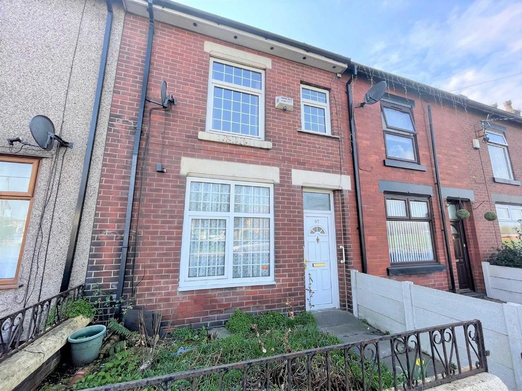 3 bed terraced house for sale in Wigan Road, Leigh WN7, £69,950