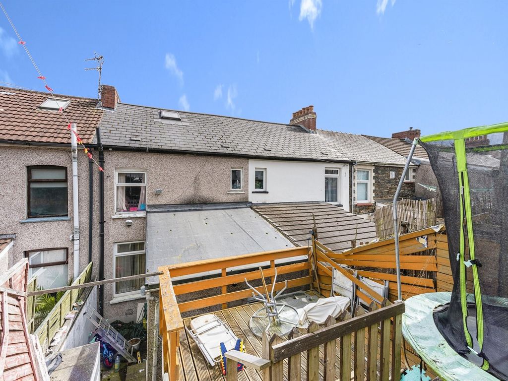 3 bed terraced house for sale in School Street, Llanbradach, Caerphilly CF83, £120,000