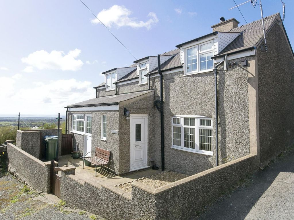 3 bed semi-detached house for sale in Llithfaen, Pwllheli LL53, £185,000