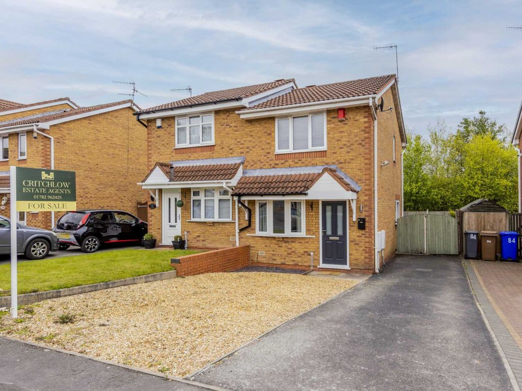 2 bed semi-detached house for sale in Copplestone Grove, Stoke On Trent ST3, £155,000