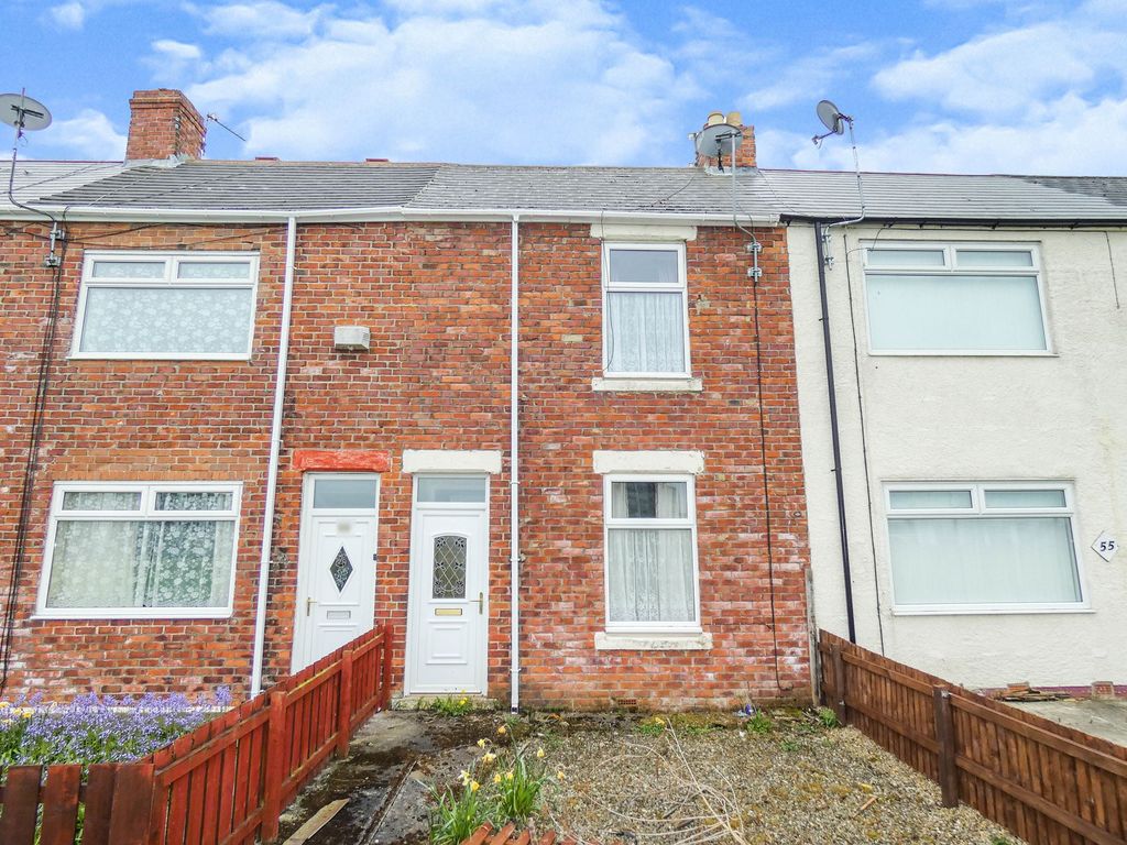 2 bed terraced house for sale in Monkseaton Terrace, Ashington NE63, £50,000