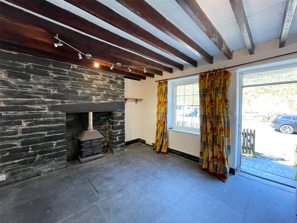 2 bed terraced house for sale in Tanygraig, Aberllefenni, Machynlleth, Gwynedd SY20, £110,000