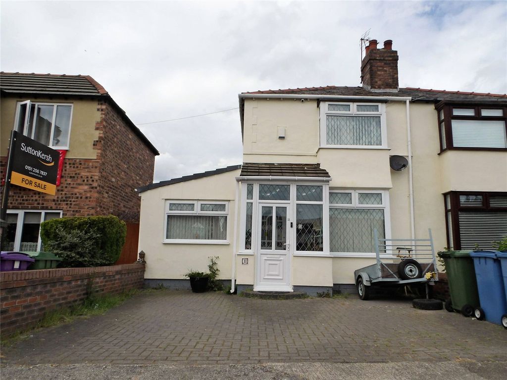 3 bed semi-detached house for sale in Tynwald Hill, Liverpool L13, £170,000