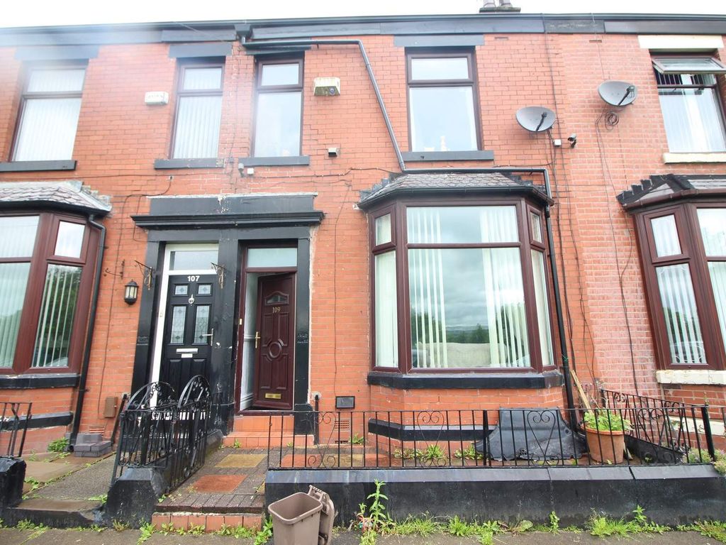 3 bed terraced house for sale in Foxhole Road, Foxhole, Rochdale OL12, £145,000