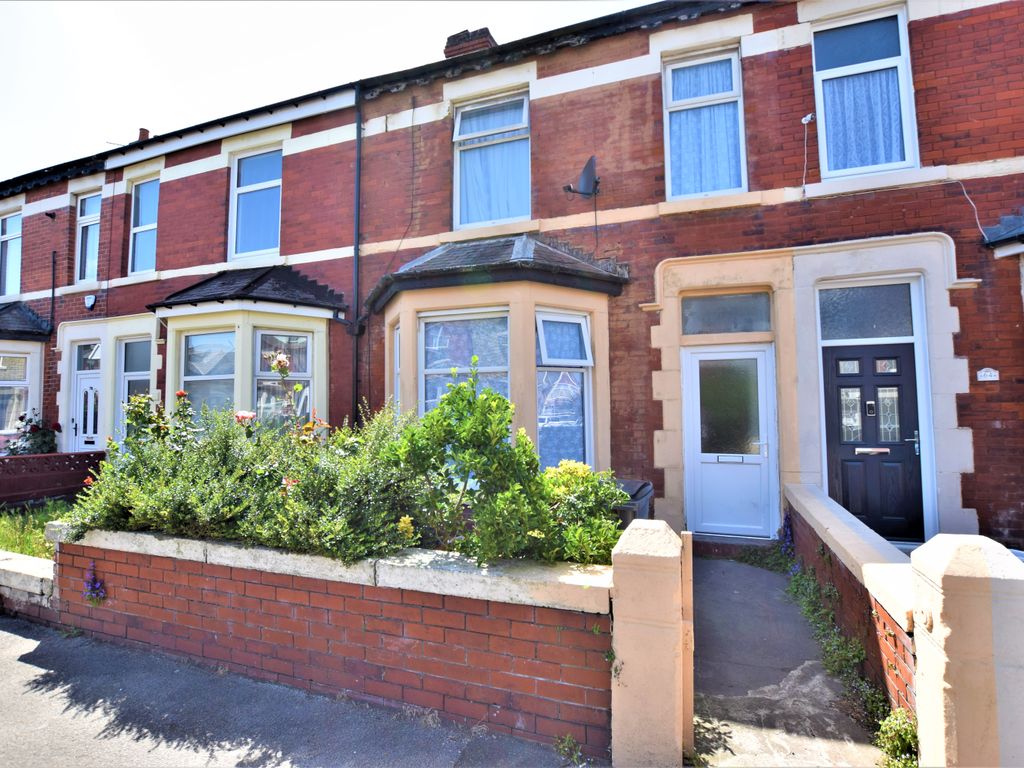 4 bed terraced house for sale in St. Heliers Road, Blackpool FY1, £120,000