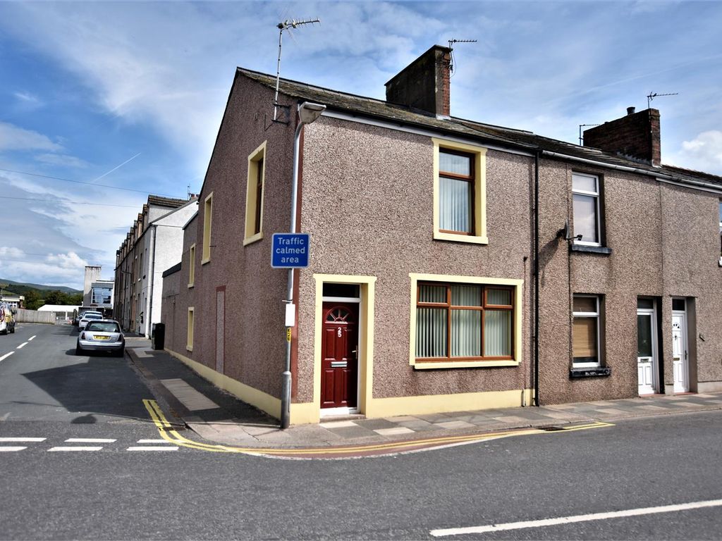 3 bed end terrace house for sale in Main Street, Haverigg, Millom LA18, £153,000