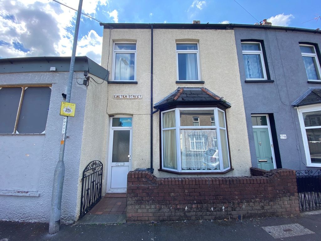 2 bed end terrace house for sale in Exeter Street, Newport NP19, £145,000
