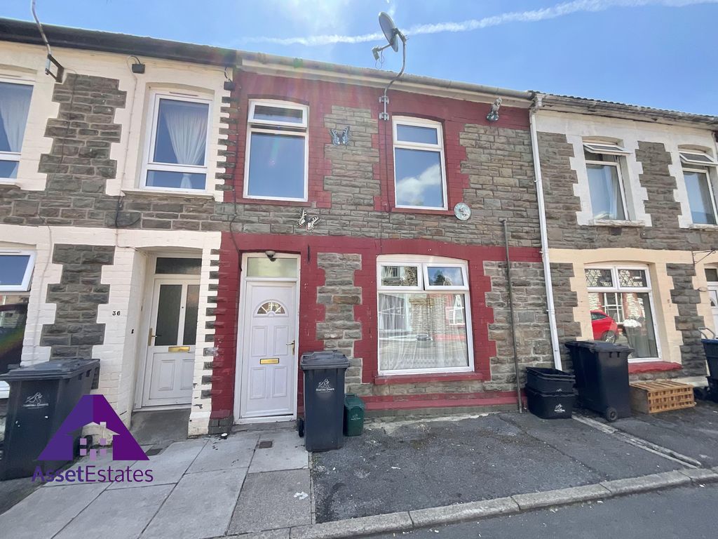 2 bed terraced house for sale in Flats, Railway Street, Llanhilleth, Abertillery NP13, £70,000