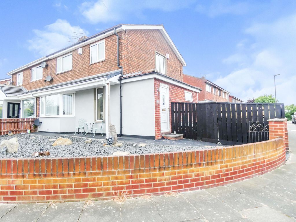 3 bed semi-detached house for sale in Lesbury Avenue, Choppington NE62, £200,000