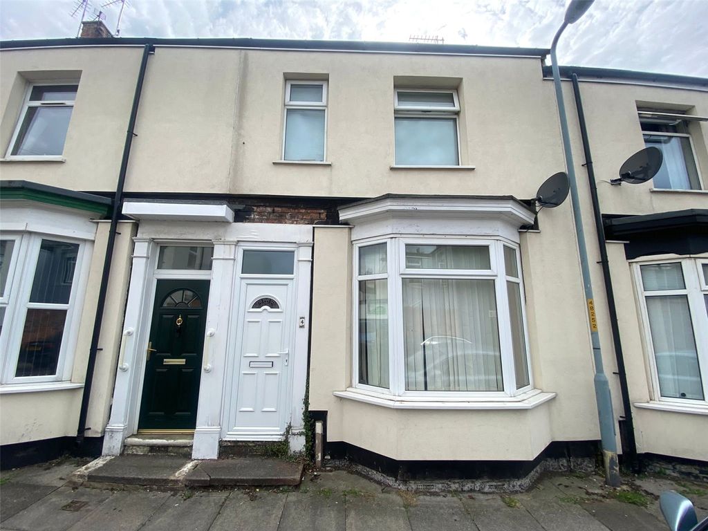 2 bed terraced house for sale in Bedford Street, Stockton-On-Tees, Durham TS19, £65,000