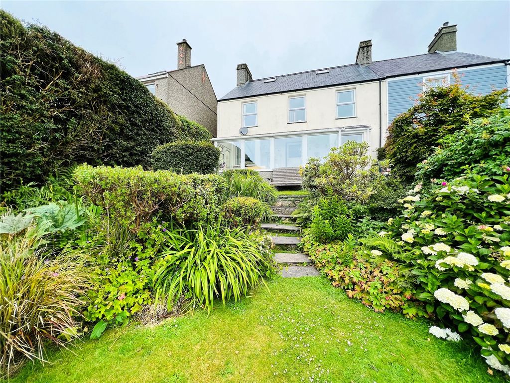 3 bed semi-detached house for sale in Llithfaen, Pwllheli, Gwynedd LL53, £235,000