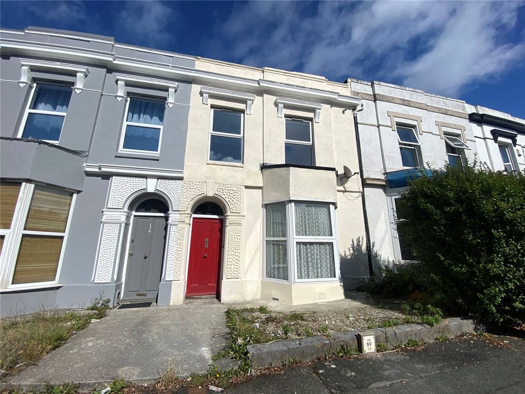 2 bed terraced house for sale in North Road West, Plymouth, Devon PL1, £180,000