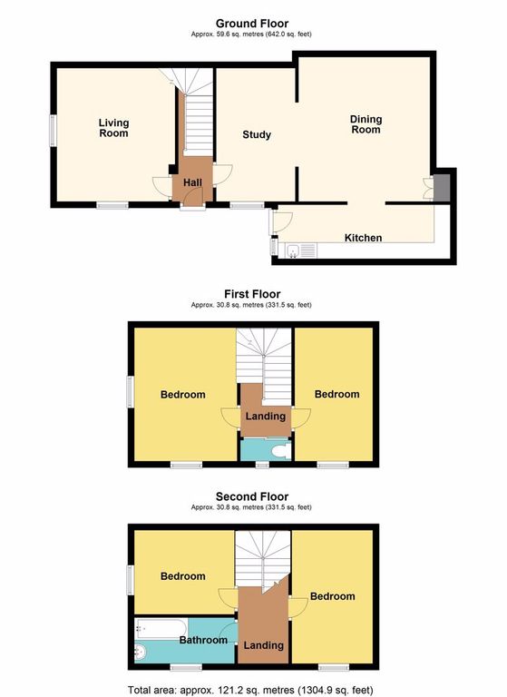 4 bed town house for sale in Hardwick Hill, Chepstow NP16, £230,000