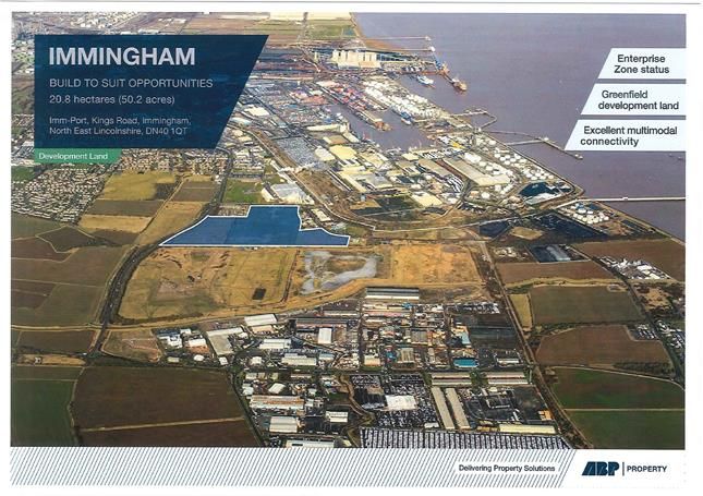 Land for sale in Imm-Port Kings Road, Immingham, North East Lincolnshire DN40, Non quoting