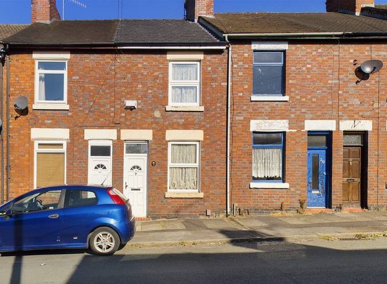 2 bed terraced house for sale in Dundee Street, Stoke-On-Trent ST3, £70,000