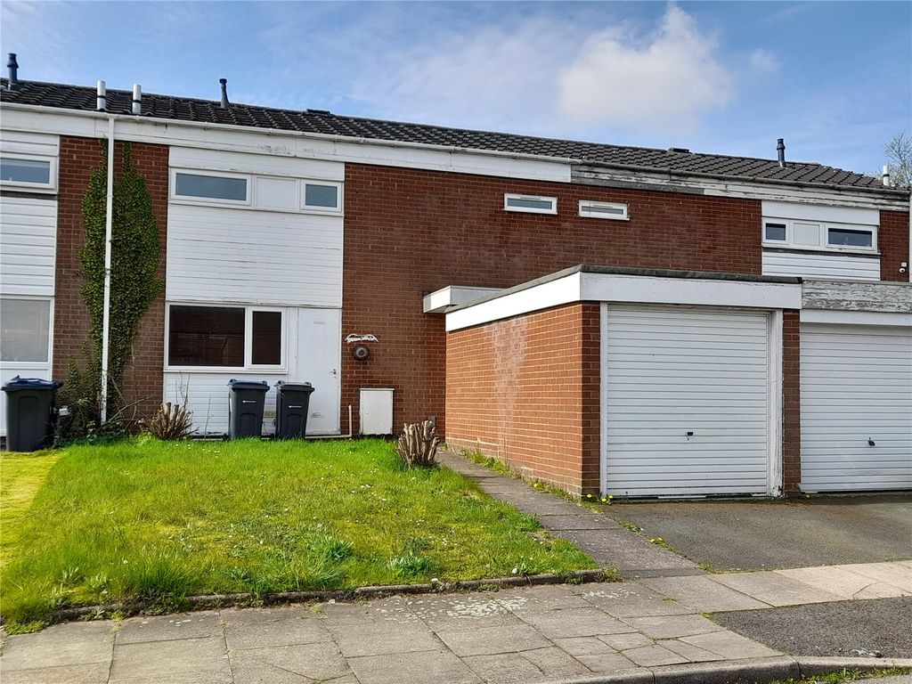 3 bed terraced house for sale in Roedean Close, Kingstanding, Birmingham B44, £190,000