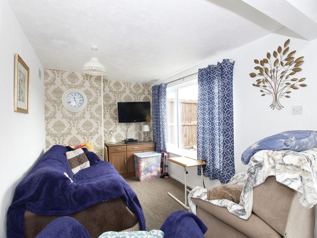 3 bed terraced house for sale in Tindale Avenue, Cramlington NE23, £97,500