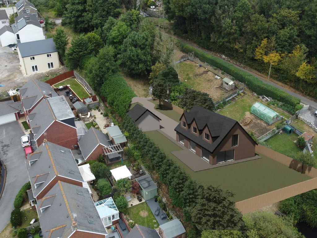 Land for sale in 0.3 Acre Building Plot, Railway Terrace, South Cornelly, Bridgend CF33, £199,950