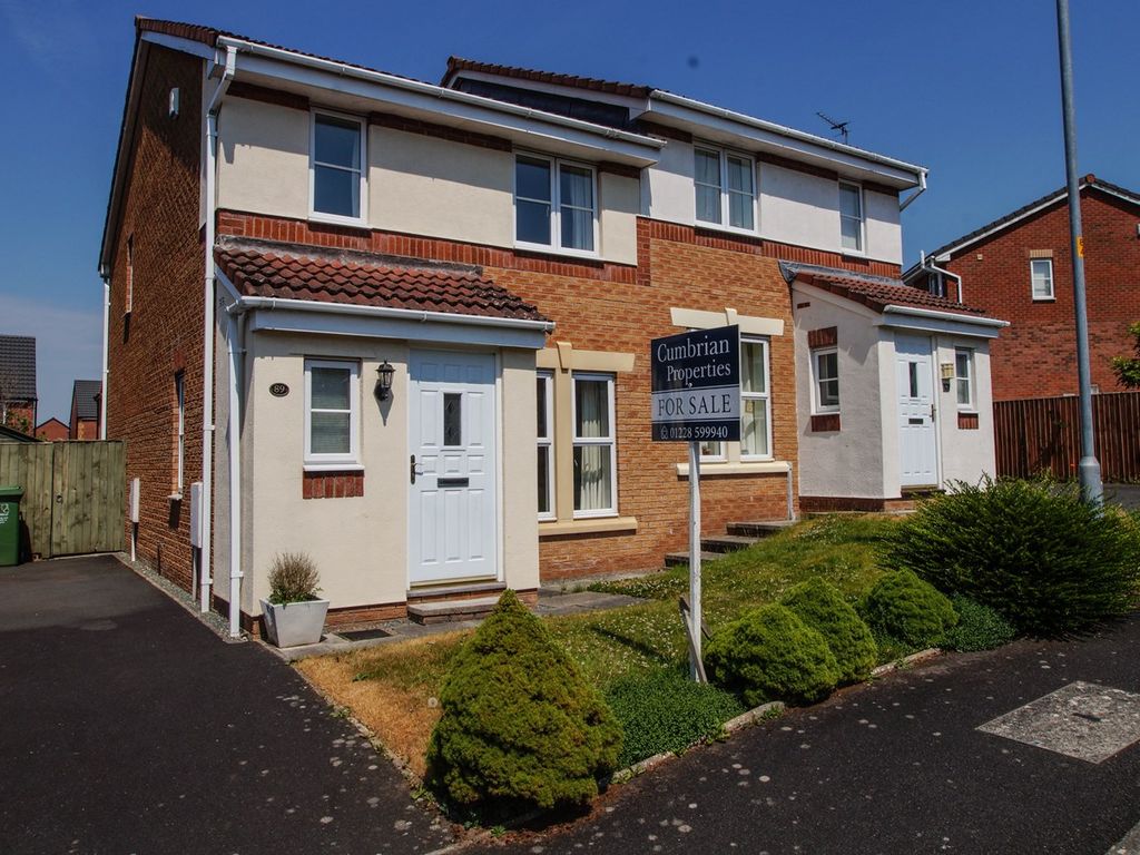 4 bed semi-detached house for sale in Valley Drive, Carleton Grange, Carlisle CA1, £146,000