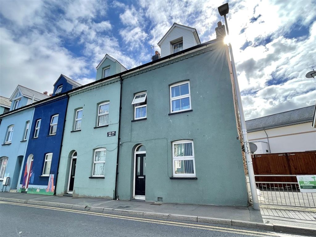 4 bed terraced house for sale in Mill Street, Aberystwyth SY23, £299,000