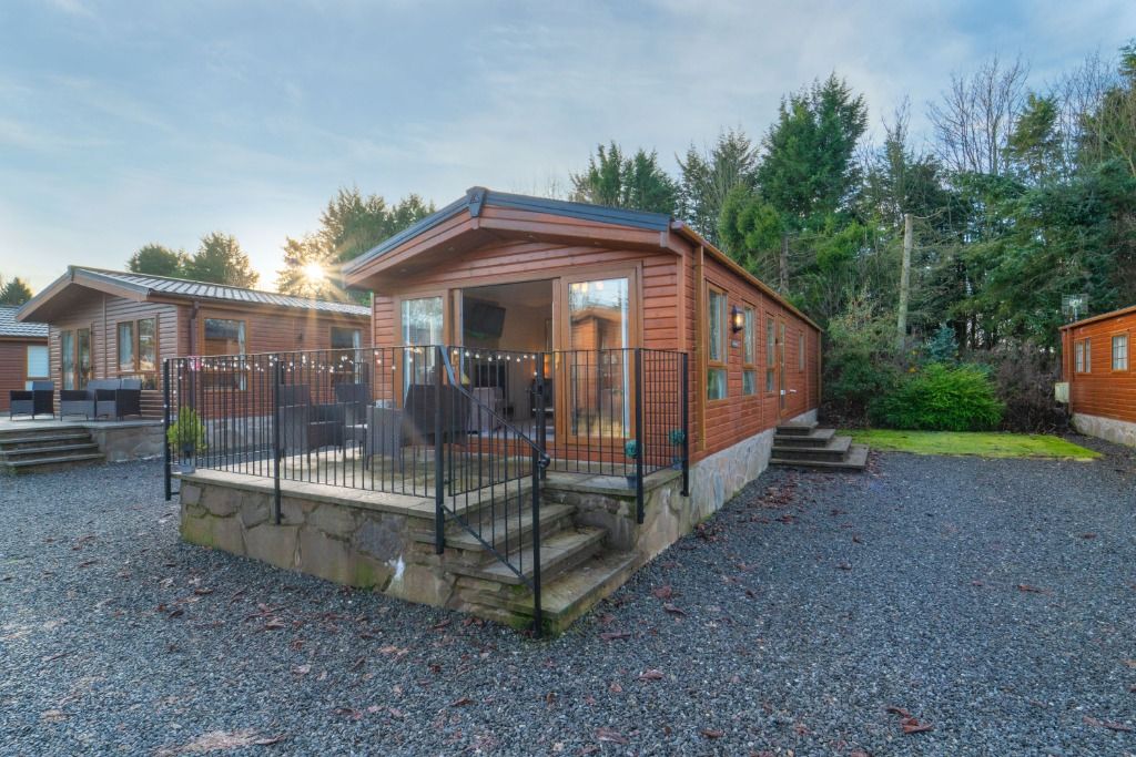 2 bed lodge for sale in Grand Eagles, Auchterarder, Perthshire PH3, £65,000