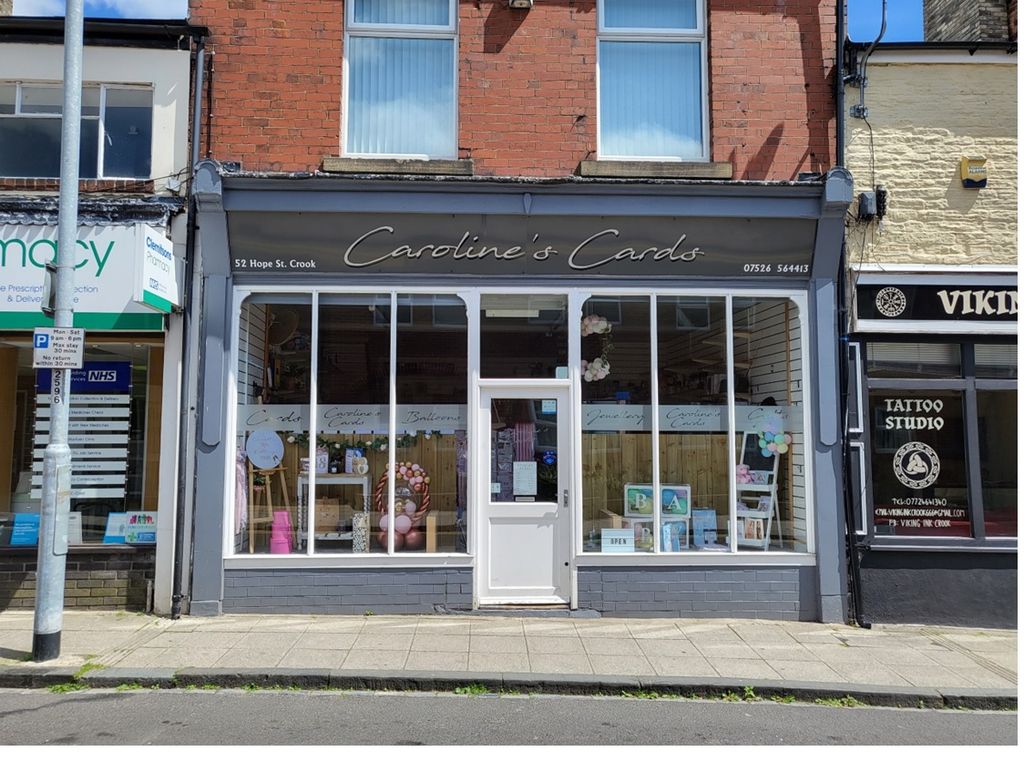 Retail premises for sale in Hope Street, Crook DL15, £125,000